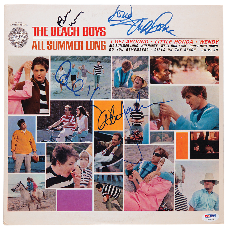 Lot 403 Beach Boys Signed Album - All Summer Long