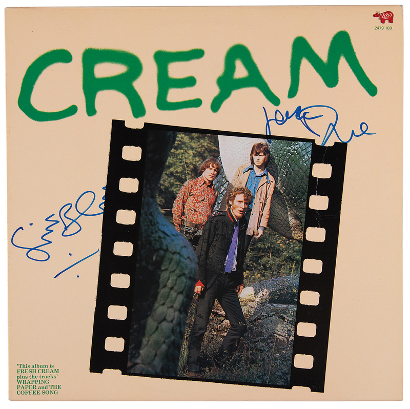 Lot 422 Cream: Ginger Baker and Jack Bruce Signed Album - Self-Titled