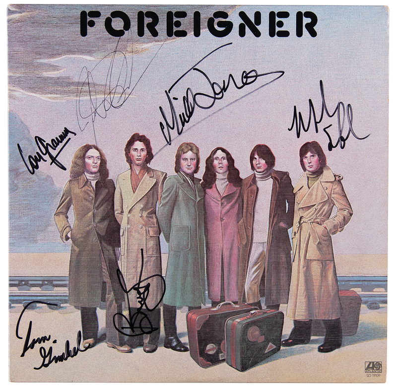 Lot 426 Foreigner Signed Album - Self-Titled