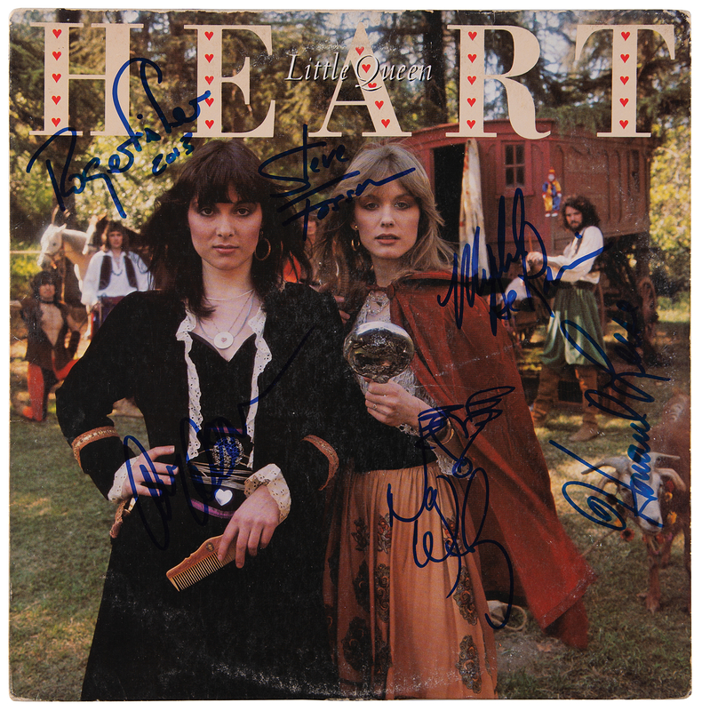 Lot 444 Heart Signed Album - Little Queen