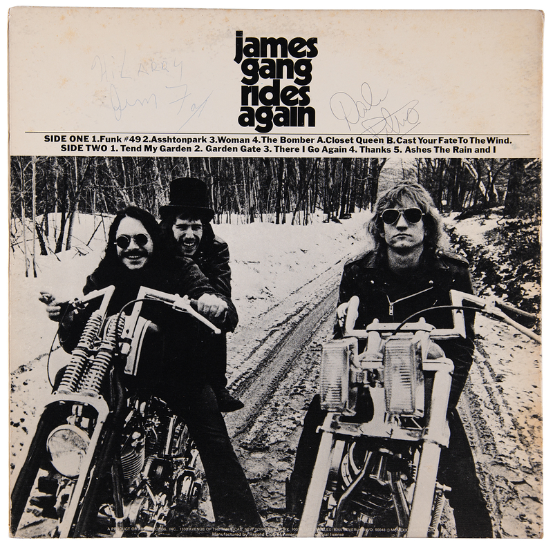 Lot 448 James Gang Signed Album - James Gang Rides Again