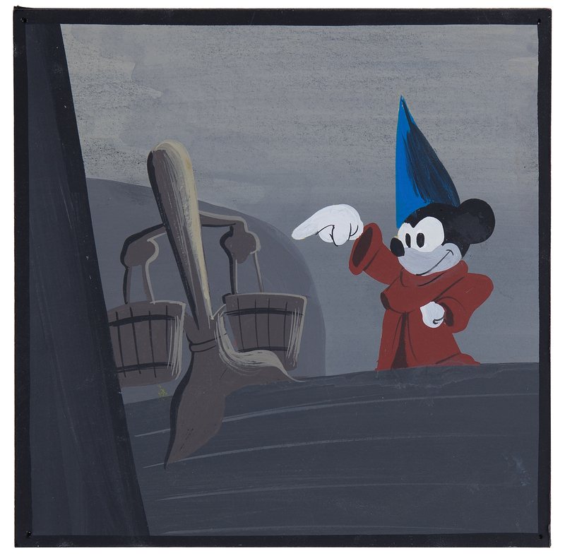 Lot 620 Mickey Mouse concept painting from Fantasia