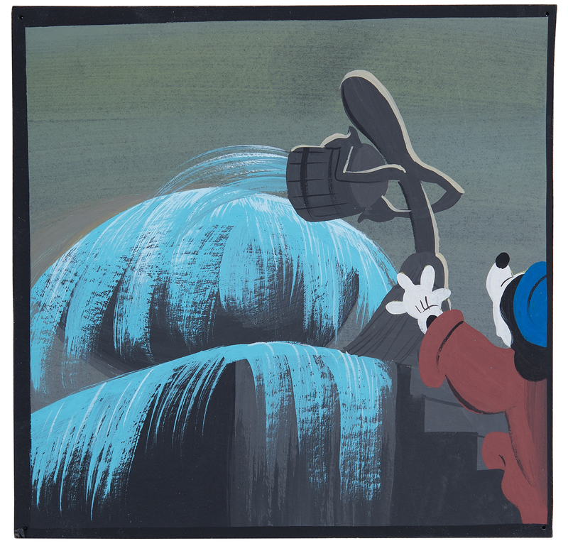 Lot 623 Mickey Mouse concept painting from Fantasia