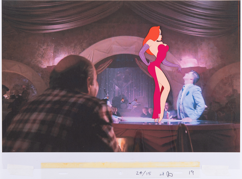 Lot 646 Jessica Rabbit production cel from Who Framed Roger Rabbit