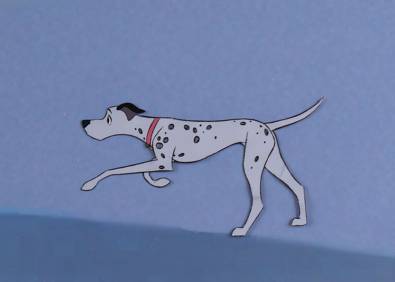 Lot 642 Pongo production cel from One Hundred and One Dalmations