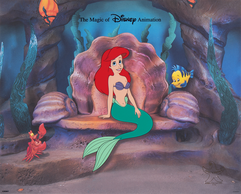 Lot 701 Ariel limited edition cel from The Little Mermaid