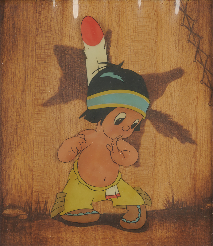 Lot 603 Little Hiawatha production cel from Little Hiawatha