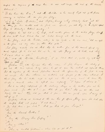 Lot #247 Bret Harte Autograph Manuscript Signed for The Youngest Prospector in Calaveras - Image 4