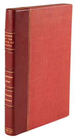 Lot #249 Washington Irving Handwritten Manuscript for 