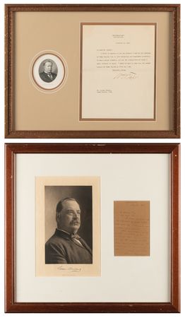 Lot #26 Grover Cleveland and William H. Taft (2)