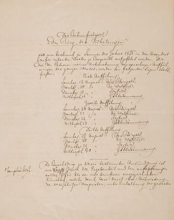 Lot #363 Richard Wagner Autograph Manuscript