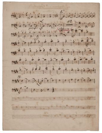 Lot #399 [Richard Wagner] Musical Manuscript from the Overture to Tannhauser - Image 2