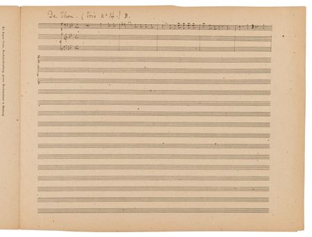 Lot #349 Charles Gounod Handwritten Musical Manuscript for Père Joseph's Aria in 'Cinq-Mars' - Image 4