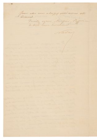 Lot #222 Nadar Autograph Letter Signed - Image 2