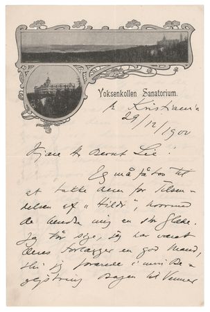 Lot #396 Edvard Grieg Autograph Letter Signed - Image 1