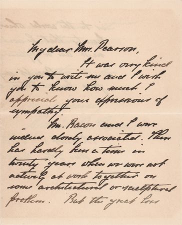 Lot #217 Daniel Chester French Autograph Letter
