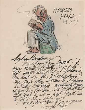 Lot #216 James Montgomery Flagg Autograph Letter