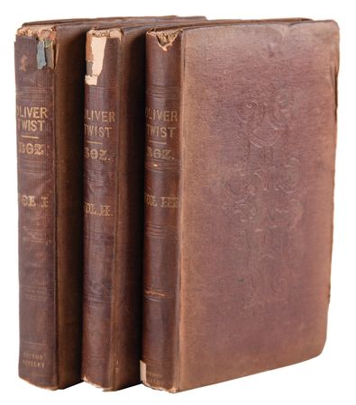 Lot #282 Charles Dickens: Oliver Twist; or, The Parish Boy's Progress (First Edition, First Issue in Three Volumes) - Image 1