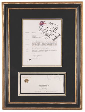 Lot #65 Donald Trump Autograph Note Signed - 