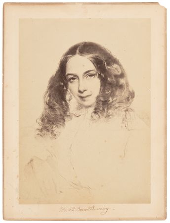 Lot #239 Elizabeth Barrett Browning Signed