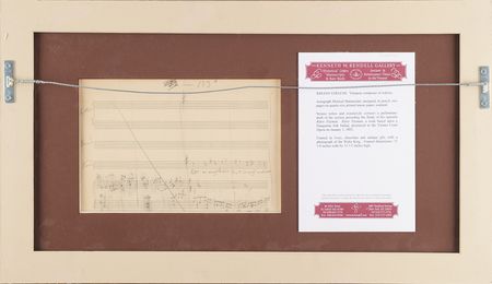 Lot #361 Johann Strauss II Handwritten Musical Manuscript from 'Ritter Pázmán' - His Only Full Grand Opera - Image 2