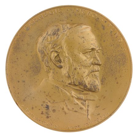 Lot #89 Carnegie Hero Fund Commission Medal