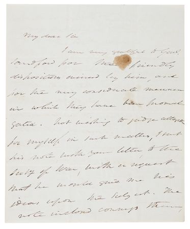 Lot #3 Martin Van Buren Autograph Letter Signed as