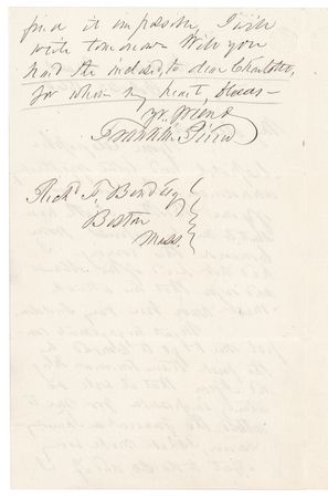 Lot #45 Franklin Pierce Autograph Letter Signed - Image 2