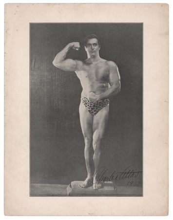 Lot #570 Charles Atlas Signed Photograph (1933)