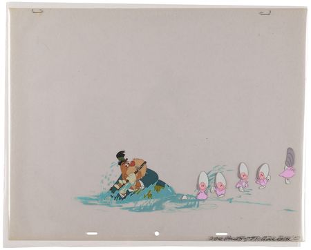 Lot #686 Walrus and Baby Oysters production cels from Alice in Wonderland - Image 2