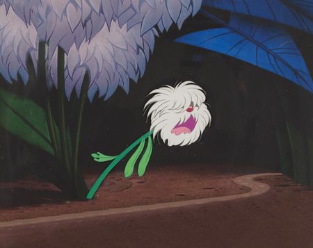 Lot #682 Dog Flower production cel from Alice in Wonderland - Image 1