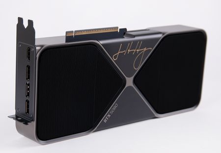 Lot #91 Jensen Huang Twice-Signed NVIDIA GeForce RTX 5080 Graphics Card - Image 4