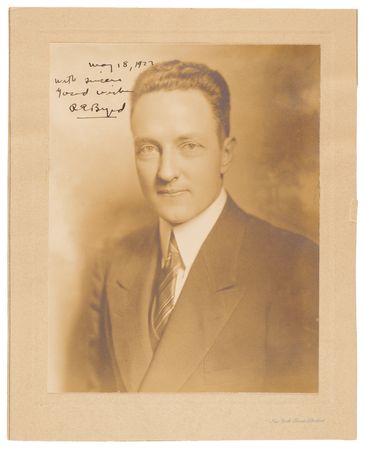 Lot #122 Richard E. Byrd Signed Photograph
