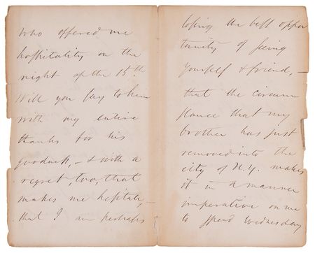 Lot #288 Ralph Waldo Emerson Autograph Letter Signed - Image 2