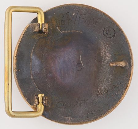 Lot #380 Grateful Dead: Owsley Stanley Bronze 'Steal Your Face (Stealie)' Grateful Dead Belt Buckle - Image 2