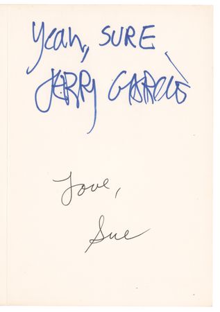 Lot #432 Grateful Dead: Jerry Garcia Signed Greeting Card - Image 1