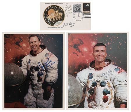 Lot #182 Apollo 13 (3) Signed Items