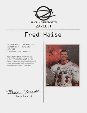 Lot #182 Apollo 13 (3) Signed Items - Image 2