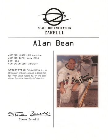 Lot #181 Apollo 12 (3) Signed Photographs - Image 2