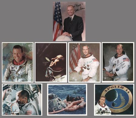 Lot #188 Astronauts (8) Signed Photographs