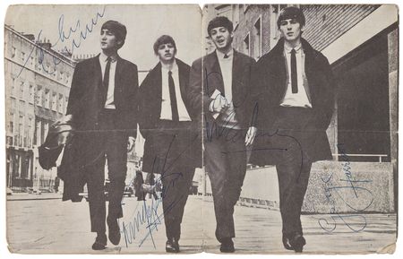 Lot #370 Beatles Signed Northern Area Fan Club