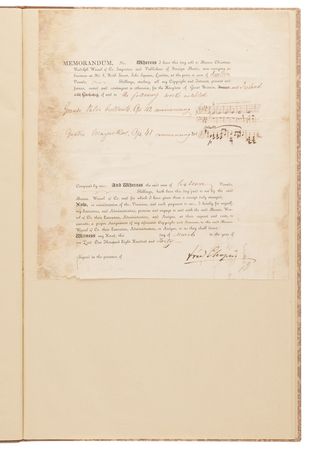 Lot #344 Frederic Chopin Document Signed - Selling Copyrights to 'Quatre Mazurkas, Op. 41' and 'Grande Valse brillante, Op. 42' - Image 3