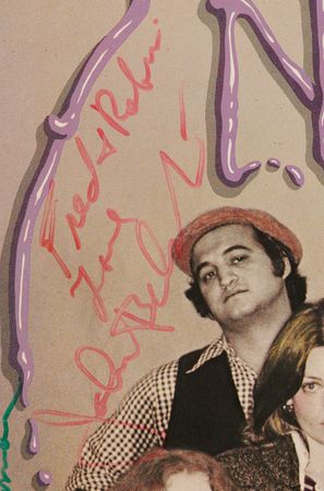 Lot #515 NBC's Saturday Night Live Album Signed by John Belushi, Laraine Newman, and Dan Aykroyd - Image 3