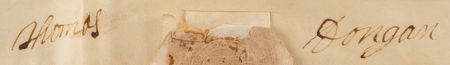 Lot #75 Thomas Dongan Signed Colonial New York Land Document, Ratifying a Native American Land Purchase (1686) - Image 2