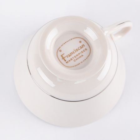 Lot #40 Lyndon B. Johnson and Richard Nixon White House China: Teacup and Saucer - Image 4
