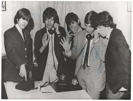 Lot #388 Rolling Stones Signed Photograph