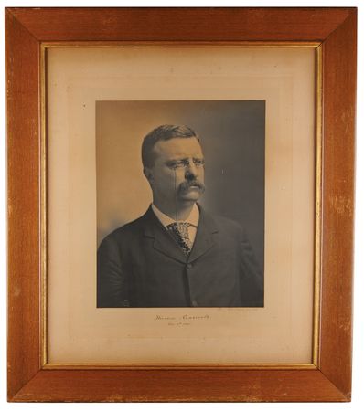Lot #15 Theodore Roosevelt Signed Oversized