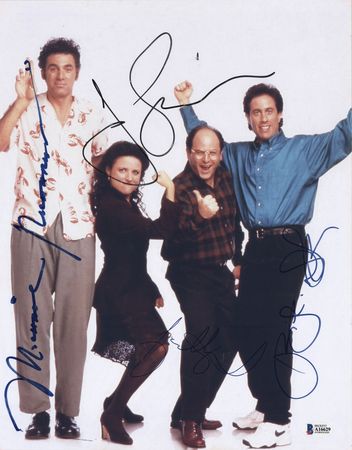 Lot #554 Seinfeld Multi-Signed Photograph - Image 1