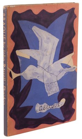 Lot #208 Georges Braque Autograph Note Signed with Cover Design Material for G. Braque (1959) - Image 6