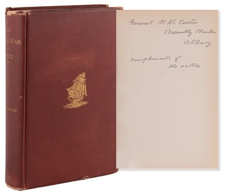 Lot #14 Theodore Roosevelt Signed Book - The Naval